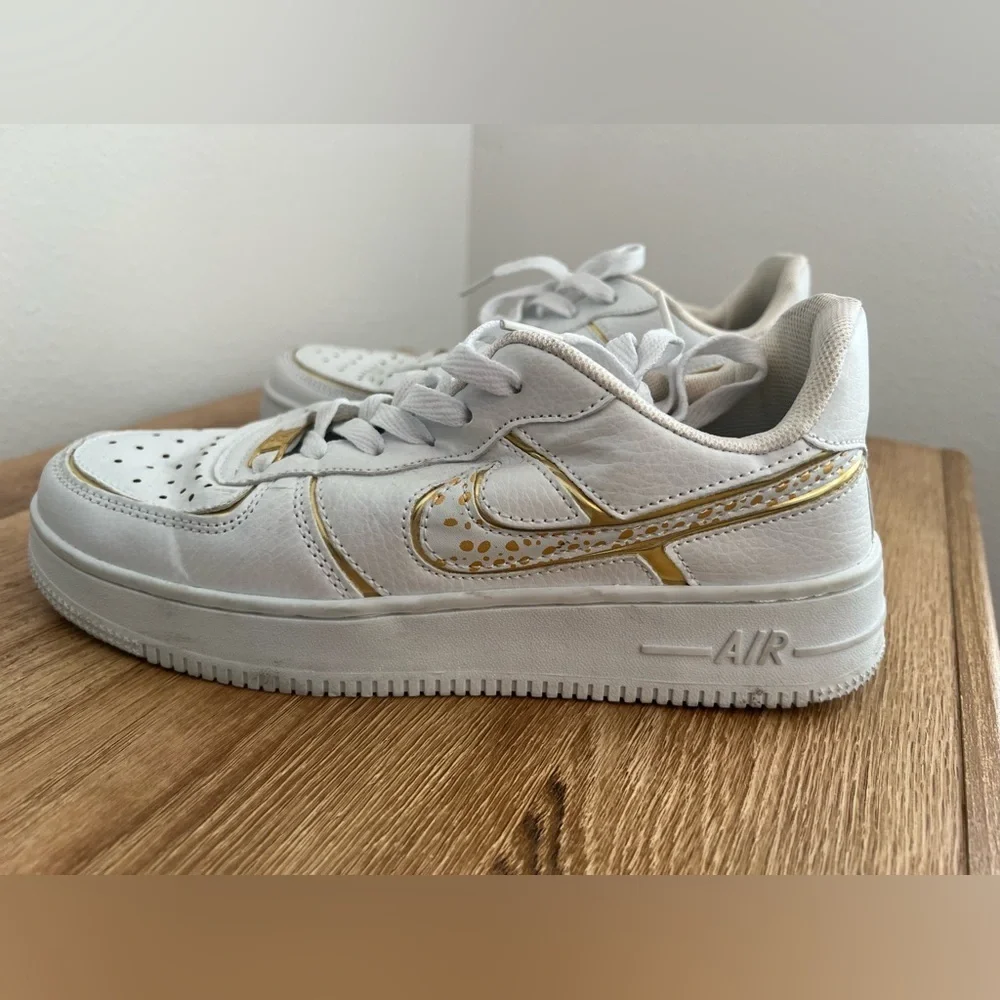 Nike Air Force 1 By Cristiano Ronaldo CR7 Nike ID Gold Size 7
